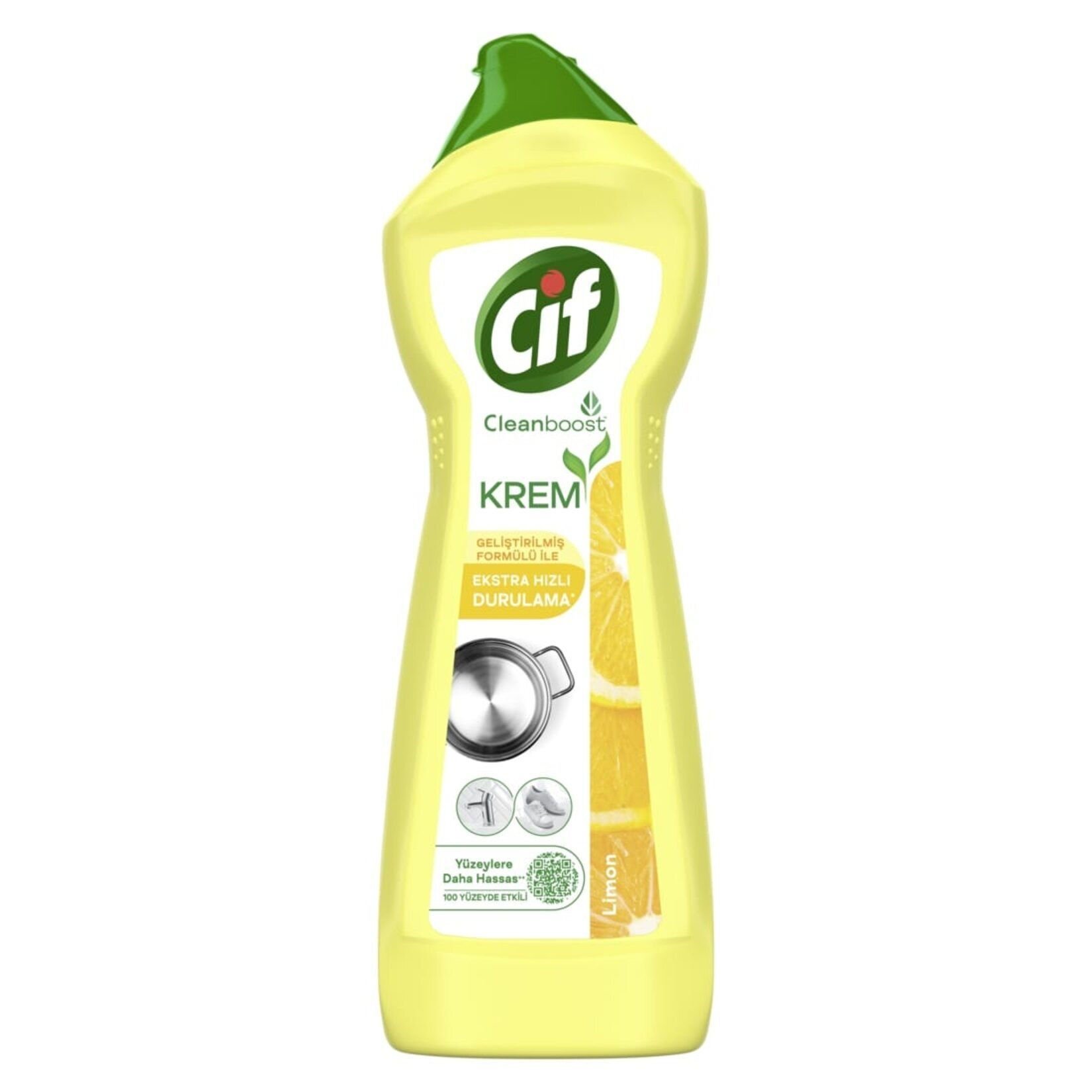Cif Krem Limon Kokulu 750 ML | Güçlü Temizlik