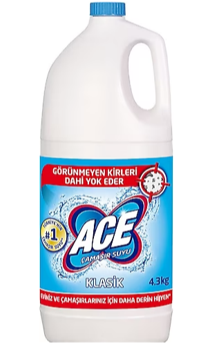 Ace Çamaşır Suyu 4,3 LT | Güçlü Beyazlatıcı