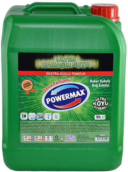 Powermax Ultra Kıvamlı Çamaşır Suyu 5 KG | Güçlü Hijyen