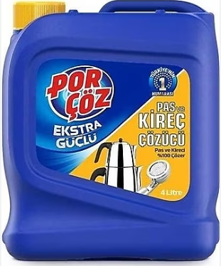 Porçöz Pas ve Kireç Çözücü 4 LT | Güçlü Temizlik