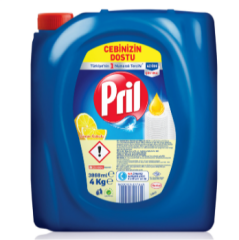 Pril Bulaşık Deterjanı 4 KG | Güçlü Yağ Çözücü