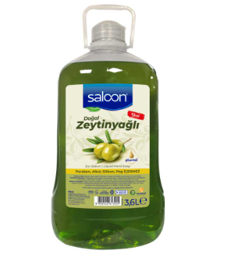 SALOON Zeytin Yağlı Sıvı Sabun 3,6 LT
