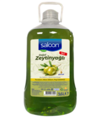 Saloon Zeytinyağlı Sıvı Sabun 3,6 LT | Doğal ve Nemlendirici Temizlik