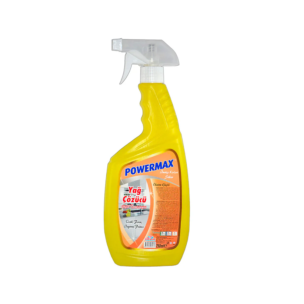 PowerMax Yağ Çözücü 750 ML | Güçlü ve Pratik Yağ Temizleyici