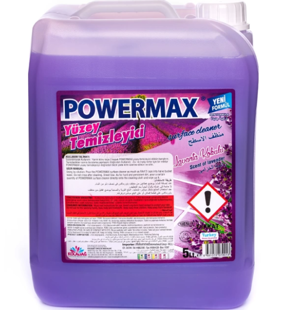 POWERMAX Yüzey Temizleyici Lavanta Kokulu 5 KG