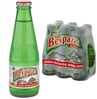 Beypazarı Doğal Maden Suyu 6’lı – Cam Şişe Gazlı İçecek