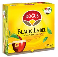 Doğuş Black Label Bardak Poşet Çay 100’lü | Pratik Siyah Çay
