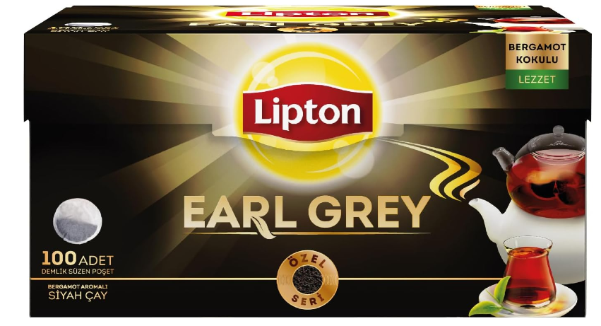 Lipton Earl Grey Demlik Poşet Çay - 100’lü Paket