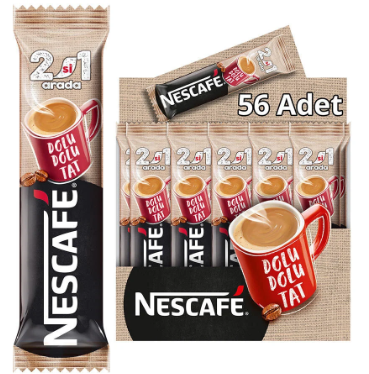 Nescafe 2'si 1 Arada Kahve 10 gr 56'lı Paket