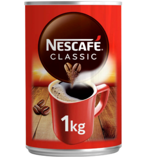Nescafe Classic Çözünebilir Kahve 1 kg | Teneke Kutu Kahve