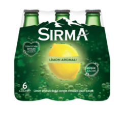 Sırma Limon Aromalı Soda 6’lı | Limonlu Maden Suyu