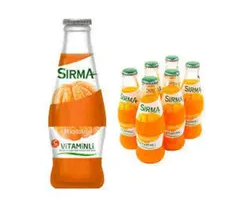 Sırma Mandalina Aromalı Soda 6’lı – Doğal Meyve Aromalı Maden Suyu