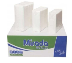 MİRADA Garson Katlama Servis Peçetesi - 33x33 İki Katlı 100 Adet x 12 Paket