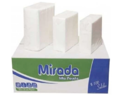 Mirada Garson Katlama Servis Peçetesi 33x33 Tek Katlı 100 Adet 12 Paket | Ekonomik ve Şık