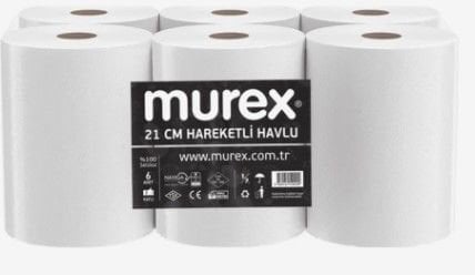 Hareketli Havlu 21 CM 4 KG 6’lı Murex Marka | Endüstriyel ve Ekonomik