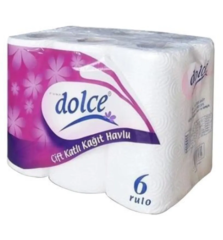 Kağıt Havlu 2 Katlı 24'lü Dolce Marka