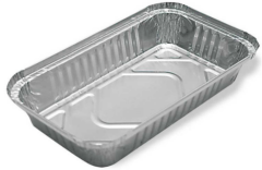 Alüminyum 750 GR Kap 100 Adet Kapaklı | Yemek Kabı