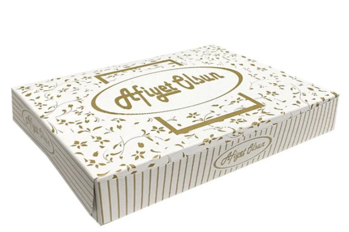 BAKLAVA KUTUSU Folyolu 1000 GR 100 Adet