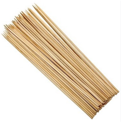 Çöp Şiş 25 CM 100 Adet | Dayanıklı Tahta Şiş