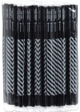 PİPET JELATİNLİ Körüklü Siyah Renk 100 Adet