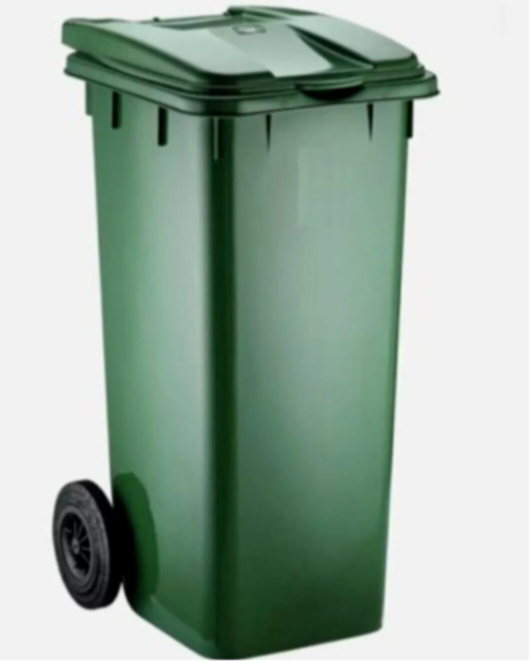 Çöp Konteyner 120 LT Tekerlekli Dayanıklı ve Pratik Kullanım