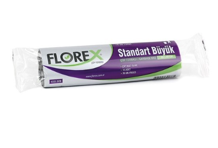 Florex Standart Büyük Boy Çöp Torbası 65x80 20’li Paket
