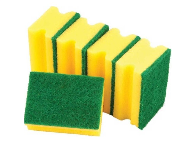 Bulaşik Süngeri̇ Oluklu 5'li