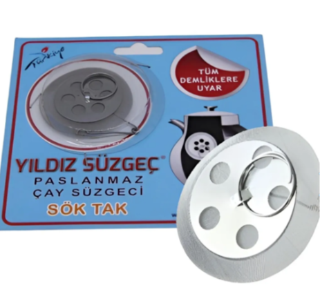 Çaydanlık Süzgeç Paslanmaz Çelik Çay Süzgeci