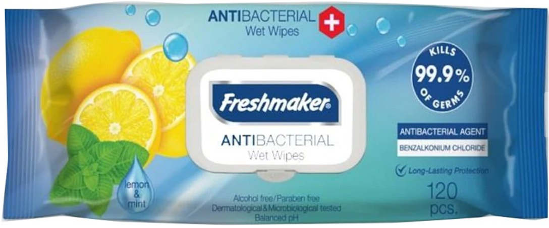 Freshmaker Islak Mendi̇l Antibacterial 120'li