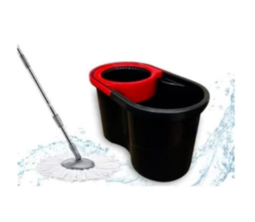 Spin Mop Seti Döner Başlıklı Pratik Temizlik Sistemi