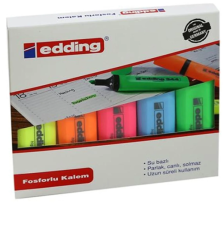 EDDİNG KALEM 5'li Fosforlu