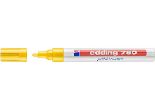 Edding Marker 750 Sarı Boya Markörü Kalıcı Yazım