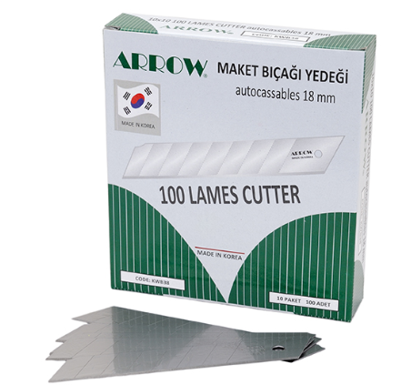 ARROW MAKET BIÇAĞI YEDEĞİ 10X10 100 ADET