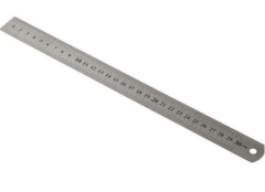 Metal Cetvel 30 cm Dayanıklı Hassas Ölçüm Cetveli