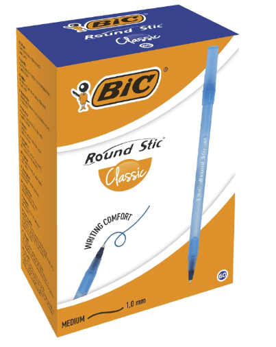 Bic Round Stic Tükenmez Kalem 1 mm Mavi 60'lı Paket