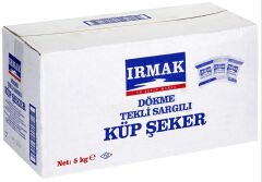 Irmak Küp Şeker Tekli Sargılı 5 Kg Dökme