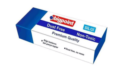 Bigpoint Sınav Silgisi Dust Free Mavi