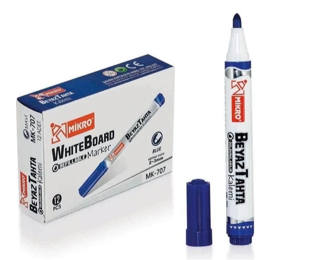 Mikro Tahta Kalemi Doldurulabilir MK-707 Mavi