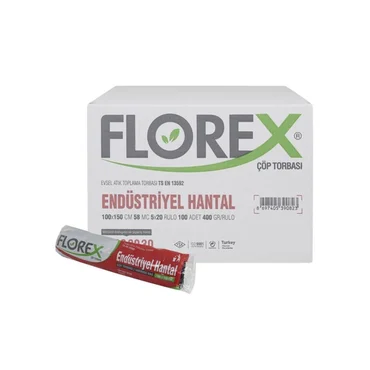 Florex Hantal Çöp Torbası 100x150 cm 58MC Endüstriyel