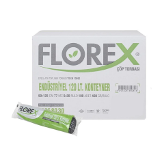 Florex Endüstriyel Çöp Torbası 120 Lt 90x125 cm 77MC 100 Adet