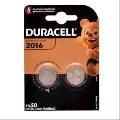 Duracell 2016 Pil 2’li Paket Lityum