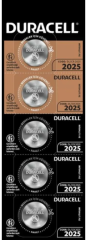 Duracell 2025 Düğme Pil – 5’li Paket