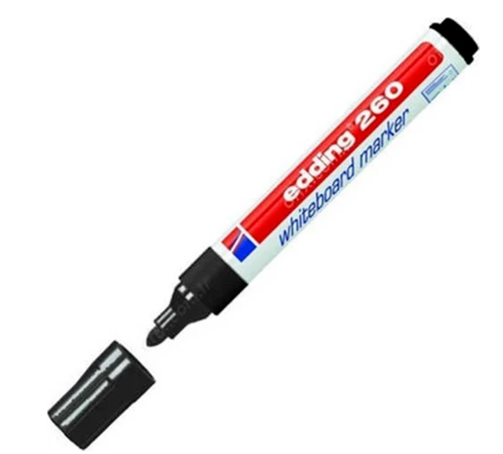 Edding 260 Siyah Tahta Kalemi Tekli