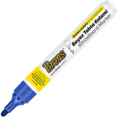 Brons Mavi Tahta Kalemi Doldurulabilir