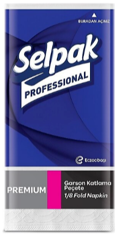 Selpak Professional Premium Garson Katlama Peçete 40x40 20 Paket
