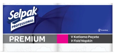 Selpak Professional V Katlamalı Peçete 250 Yaprak 18’li Paket