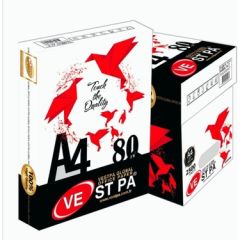 A4 Fotokopi Kağıdı 80gr 2500 Sayfa Vestpa Marka