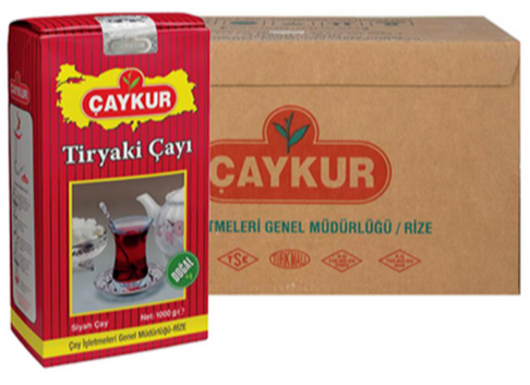 Çaykur Tiryaki Siyah Çay 1 Kg x 10’lu Toptan Paket