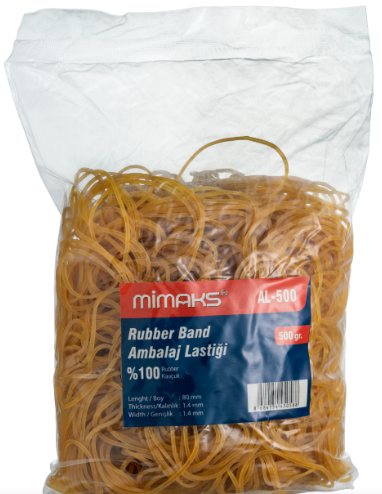 Mimaks Ambalaj Lastiği %100 Kauçuk 500 Gr Paket