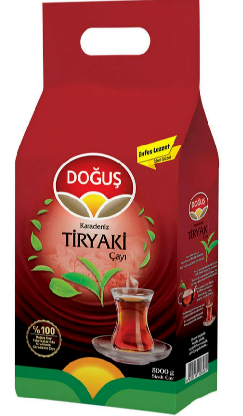 Doğuş Tiryaki Dökme Çay 5000 gr Karadeniz Siyah Çayı